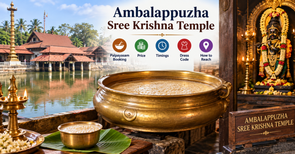 Ambalappuzha Sree Krishna Temple- Palpayasam Booking, Price, Timings, Dress Code & How to Reach