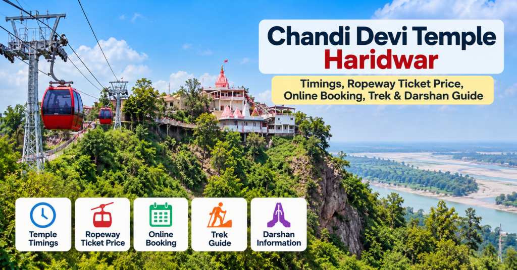 Chandi Devi Temple Haridwar: Timings, Ropeway Ticket Price, Online Booking, Trek & Darshan Guide